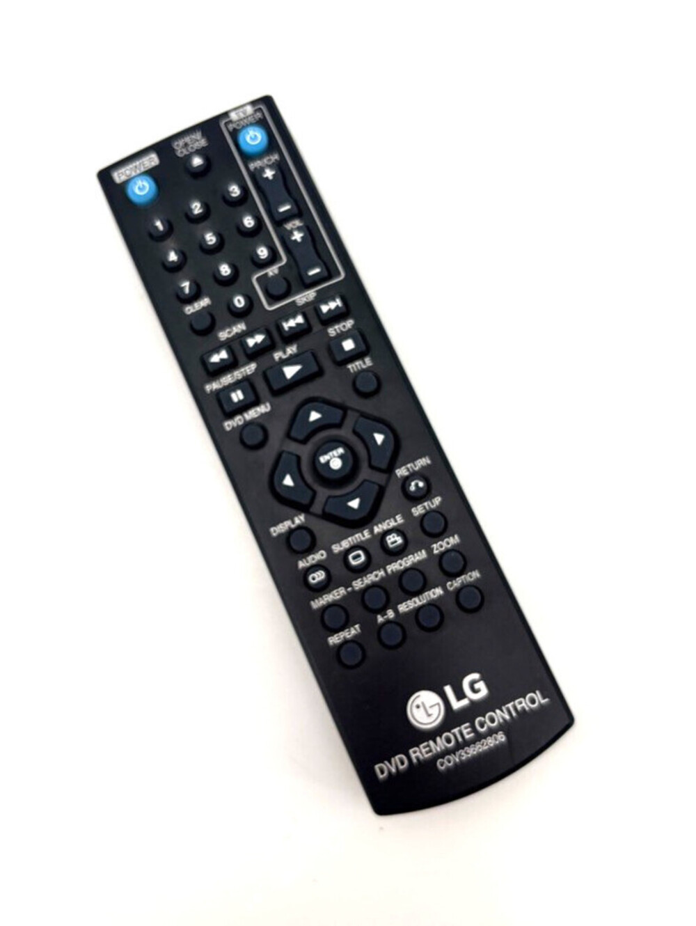 LG DVD Remote Control COV33662806 for DP132, DP132H, DVX640H, DVX641KH